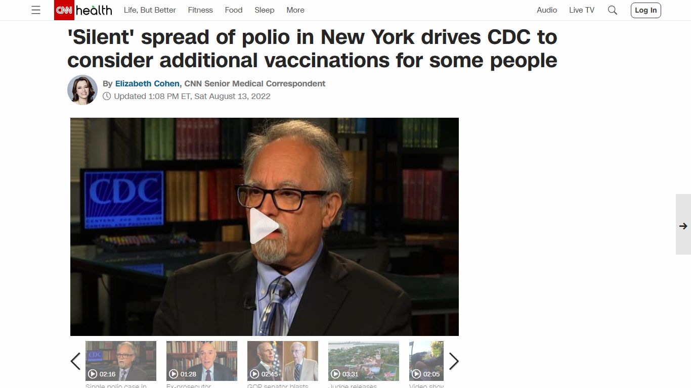 'Silent' spread of polio in New York drives CDC to consider additional ...